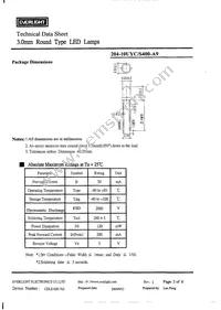 204-10UYC/S400-A9 Datasheet Page 3