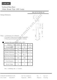 204-10UYC/S530-A5 Datasheet Page 2