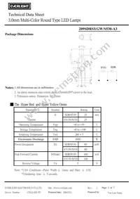 209SDRSYGW/S530-A3 Datasheet Page 2