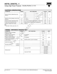 20CTQ045-1 Datasheet Page 2