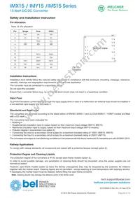 20IMX15-05-8RGZ Datasheet Page 20