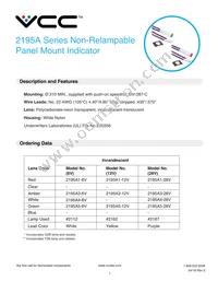 2195A1-12V Datasheet Cover