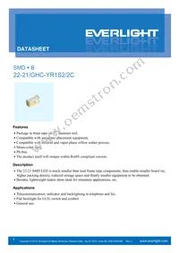 22-21/GHC-YR1S2/2C Datasheet Cover
