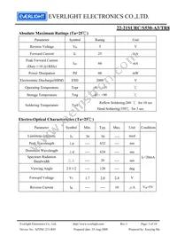 22-21SURC/S530-A3/TR8 Datasheet Page 3