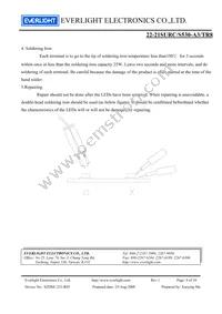 22-21SURC/S530-A3/TR8 Datasheet Page 9