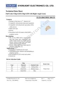 22-23A/R6GTB3C-D01/2C Datasheet Cover