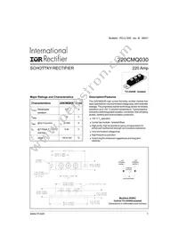 220CMQ030 Datasheet Cover