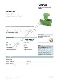 2271044 Datasheet Cover