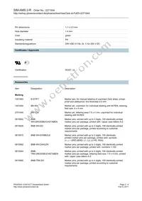 2271044 Datasheet Page 2