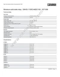 2271099 Datasheet Page 2