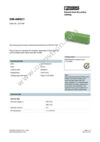 2271390 Datasheet Cover