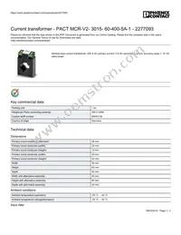 2277093 Datasheet Cover