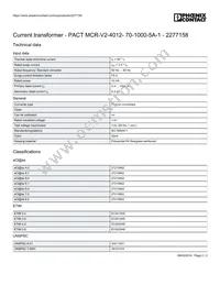 2277158 Datasheet Page 2