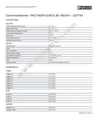 2277161 Datasheet Page 2