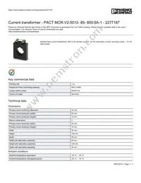 2277187 Datasheet Cover