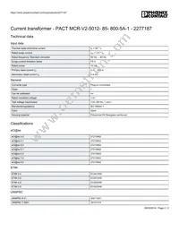 2277187 Datasheet Page 2