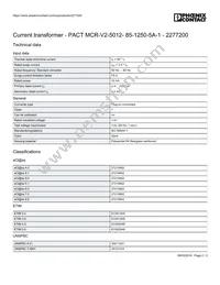 2277200 Datasheet Page 2