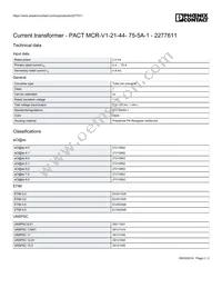 2277611 Datasheet Page 2