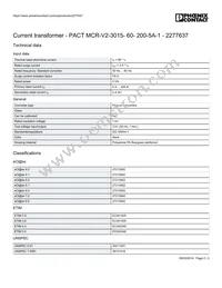 2277637 Datasheet Page 2