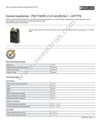 2277776 Datasheet Cover