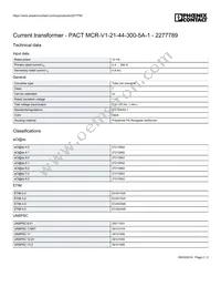 2277789 Datasheet Page 2