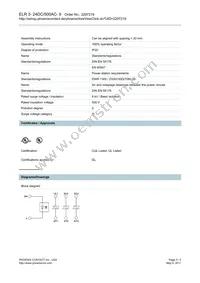 2297219 Datasheet Page 3