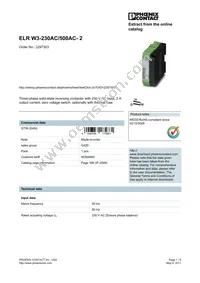 2297303 Datasheet Cover