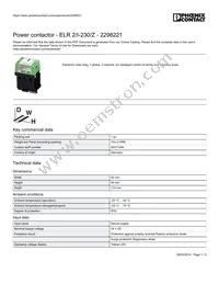 2298221 Datasheet Cover