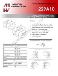 229A10 Datasheet Cover