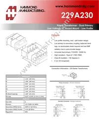 229A230 Datasheet Cover