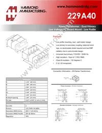 229A40 Datasheet Cover