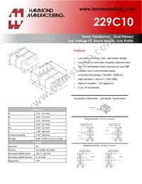 229C10 Datasheet Cover