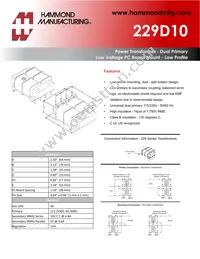 229D10 Datasheet Cover