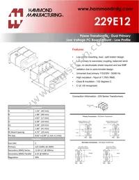 229E12 Datasheet Cover