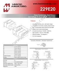 229E20 Datasheet Cover