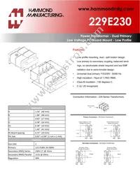 229E230 Datasheet Cover