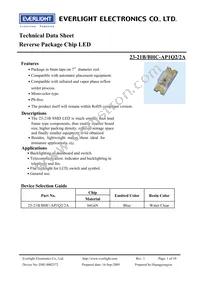 23-21B/BHC-AP1Q2/2A Datasheet Cover