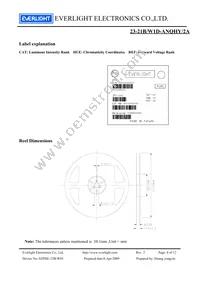 23-21B/W1D-ANQHY/2A Datasheet Page 8