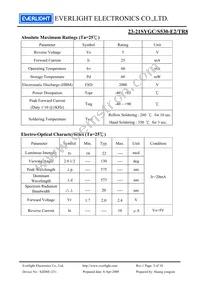 23-21SYGC/S530-E2/TR8 Datasheet Page 3