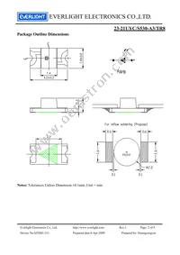 23-21UYC/S530-A3/TR8 Datasheet Page 2