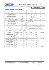 23-21UYC/S530-A3/TR8 Datasheet Page 3