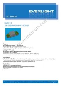 23-23B/R6GHBHC-A01/2A Datasheet Cover