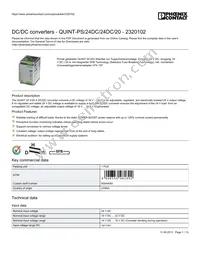 2320102 Datasheet Cover