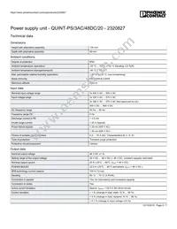 2320827 Datasheet Page 2