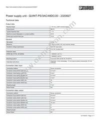 2320827 Datasheet Page 3