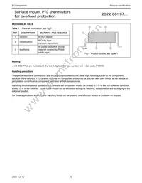 2322 661 97205 Datasheet Page 5