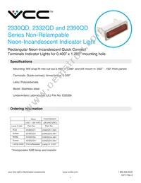 2390QDX5-28V Datasheet Cover