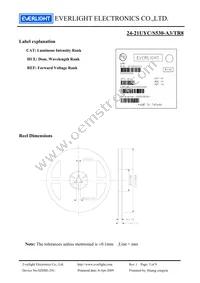 24-21UYC/S530-A3/TR8 Datasheet Page 5