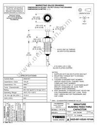 2425-001-X5U0-101AALF Datasheet Cover