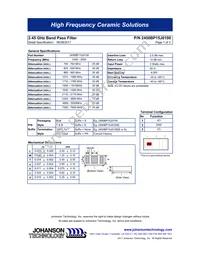 2450BP15J0100E Datasheet Cover